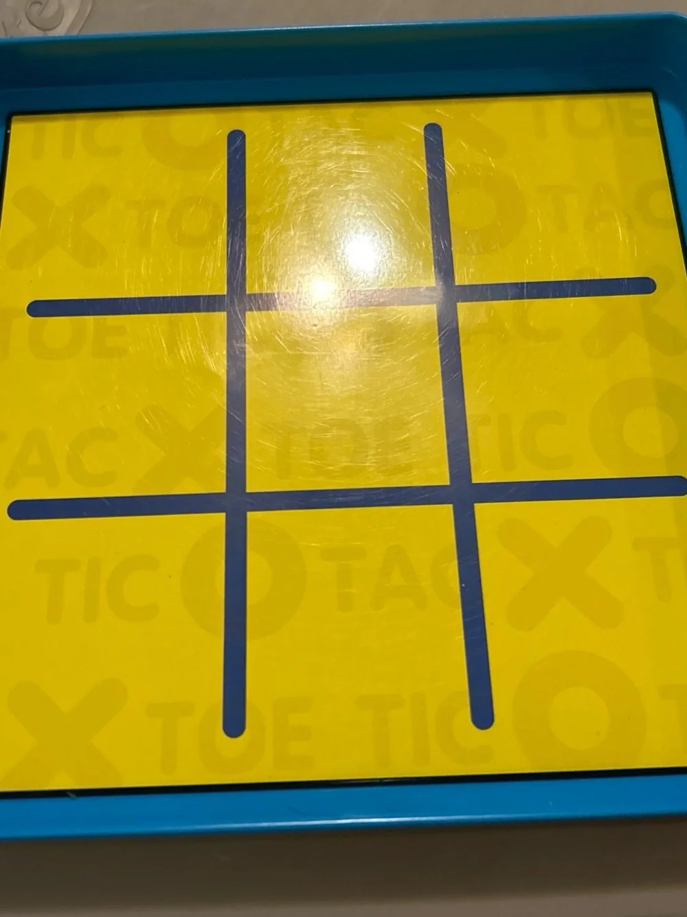 Take N Play Magnetic Tic-Tac-Toe Travel Game - Blue & Orange